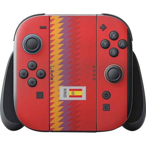 Spain Soccer Flag Nintendo Switch 2 (2025) with Joy-Con Skin
